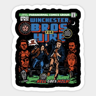 Winchester bros for hire Sticker